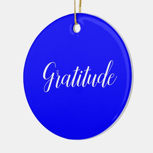 Gratitude-versiering Keramisch Ornament (Links)