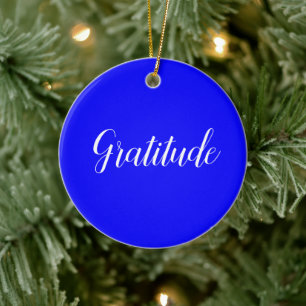 Gratitude-versiering Keramisch Ornament