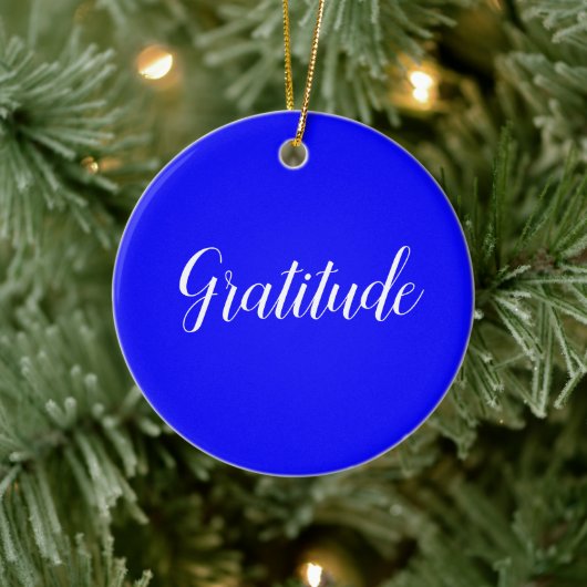 Gratitude-versiering Keramisch Ornament (Boom)