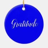 Gratitude-versiering Keramisch Ornament (Achterkant)