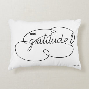 GRATITUDE voelen - Vette wolken Accent Kussen