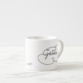 GRATITUDE voelen - Vette wolken Espresso Kop (Voorkant rechts)