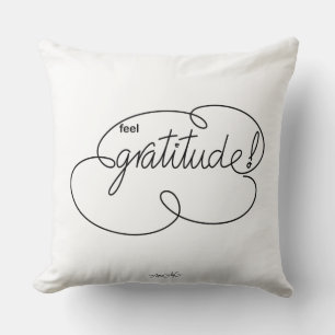 GRATITUDE voelen - Vette wolken Kussen