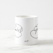 GRATITUDE voelen - Vette wolken Magische Mok (Center)