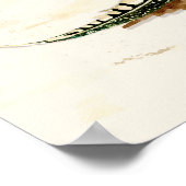 Gratitude Wedding Boho Bohemian Wreath Floral Herf Poster (Hoek)