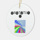 Gratitude Wing Dings Keramisch Ornament (Links)