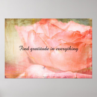 Gratitude zoeken poster