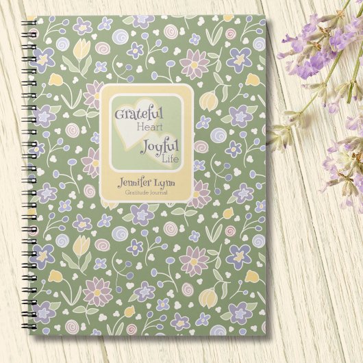 Gratitudehart Vrolijk Leven Persoonlijk Dagboek Notitieboek