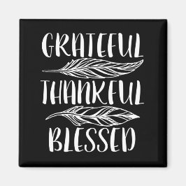 Grattig, gelukkig, verdorven. magneet