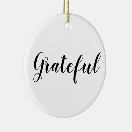 Grattige zwarte witte, aangepaste kerstmis keramisch ornament (Rechts)