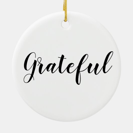 Grattige zwarte witte, aangepaste kerstmis keramisch ornament (Achterkant)