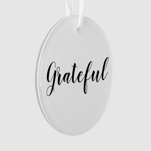 Grattige zwarte witte, aangepaste kerstmis ornament (voorkant)