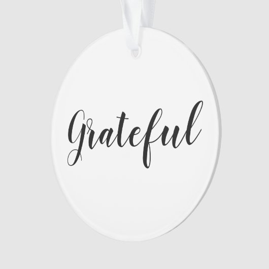 Grattige zwarte witte, aangepaste kerstmis ornament (voorkant)