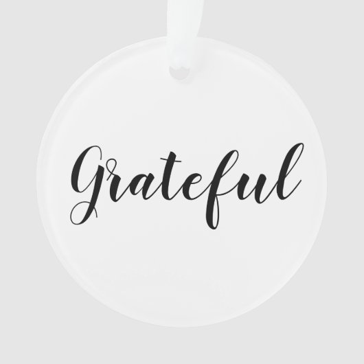 Grattige zwarte witte, aangepaste kerstmis ornament (voorkant)