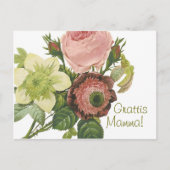 Grattis Mamma CC0130 Briefkaart (Voorkant)