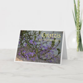 Grattis på födelsedagen CC0513 Wenskaart Kaart