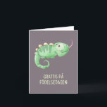 Grattis på födelsedagen, Zweedse verjaardag Kaart<br><div class="desc">Grattis på födelsedagen,  Zweedse verjaardagskaart Inclusief verjaardagsgroet in het Zweeds (Grattis på födelsedagen,  gelukkige verjaardag in het Zweeds) en leuke illustratie. Deze Zweedse verjaardagskaart is leeg binnenin voor je eigen bericht.</div>