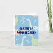 Grattis på födelsedagen, Zweedse verjaardag Kaart (Voorkant)