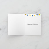 Grattis på födelsedagen Zweedse verjaardag Kaart (Binnen)