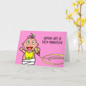 Grattis till er Lilla Prinsessa, Baby Congrats Kaart (Gele Bloem)