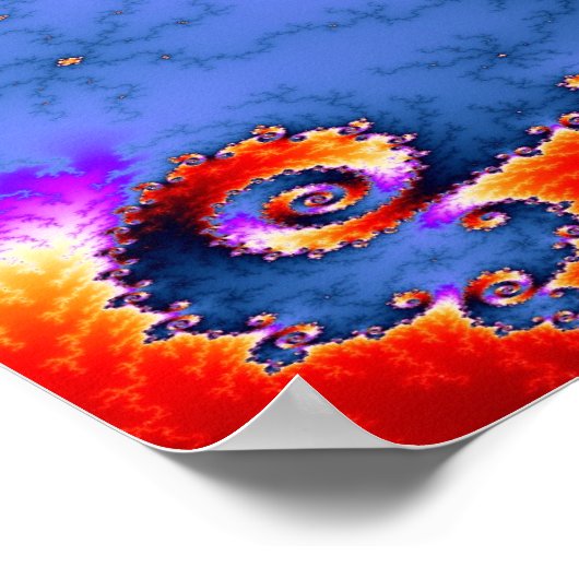 Gratuitachtig Fractal #1 Poster (Hoek)