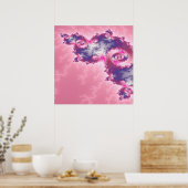 Gratuitachtig Fractal #2 Poster (Keuken)