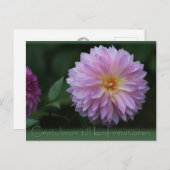 Gratulerar till konfirmationen CC0503 Briefkaart (Voorkant / Achterkant)