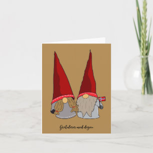 Gratulerer med dagen, Noorse Happy Birthday Kaart