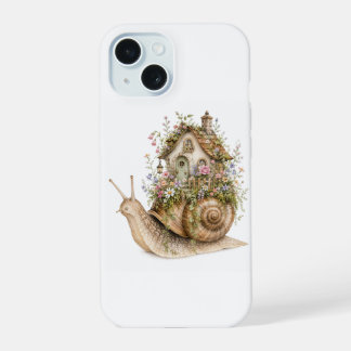 Gratwhuizig Slakkenhuis Cottagecore iPhone 15 Case