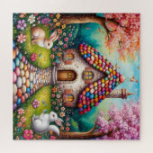 Gratwijk Cottage Met Konijnen Legpuzzel (Horizontaal)