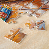 Gratwonerkeukenraam Mops Illustratie Legpuzzel (Zijkant)