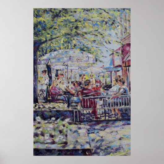 Gratzi's Main Street Summer scene Poster (Voorkant)