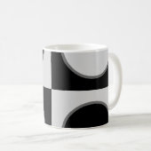 Grau & Schwarz (8066) Tasse, Becher Koffiemok (Voorkant rechts)