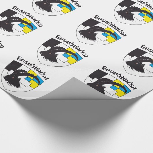 Graubuenden Schweiz Geschenkpapier Cadeaupapier (Hoek)