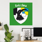 Graubünden Grigioni Grischun Poster (Thuiskantoor)