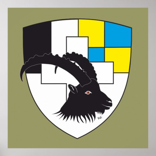 Graubünden Grigioni Grischun Poster (Voorkant)