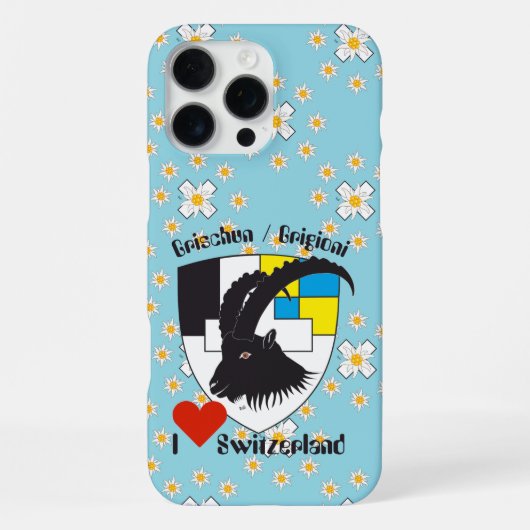 Graubünden Grischun Grigioni iPhone Hüllen Hoesje (Achterkant)