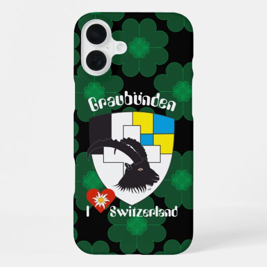 Graubünden Grischun Grigioni iPhone Hüllen Hoesje (Achterkant)