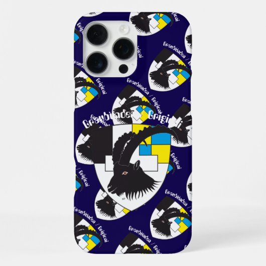 Graubünden Grischun Grigioni iPhone Hüllen Hoesje (Achterkant)