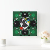 Graubünden Grischun Grigioni Schweiz Svizra Uhr Vierkante Klok (Huis)