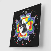 Graubünden Grischun Grigioni Schweiz Svizra Uhr Vierkante Klok (Hoek)