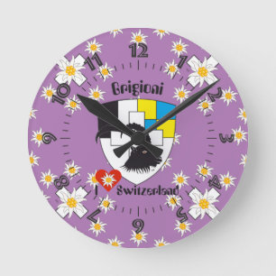 Graubünden Grischun Grigoni Schweiz Svizra Uhr Ronde Klok