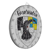 Graubünden Schweiz Dartscheibe Dartbord (Voorkant Links)