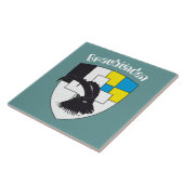 Graubünden Schweiz Fliese Tegeltje (Zijkant)