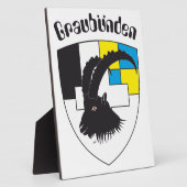 Graubünden Schweiz Fotoplatte Fotoplaat (Zijkant)