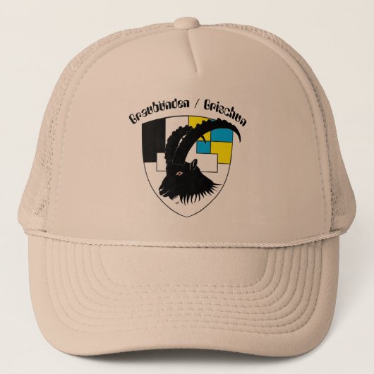 Graubünden Schweiz Mütze Trucker Pet (Voorkant)