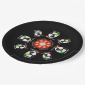 Graubünden Schweiz Pappteller Papieren Bordje (Gekanteld)