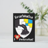 Graubünden Schweiz Postkarte Briefkaart (Staand voorkant)