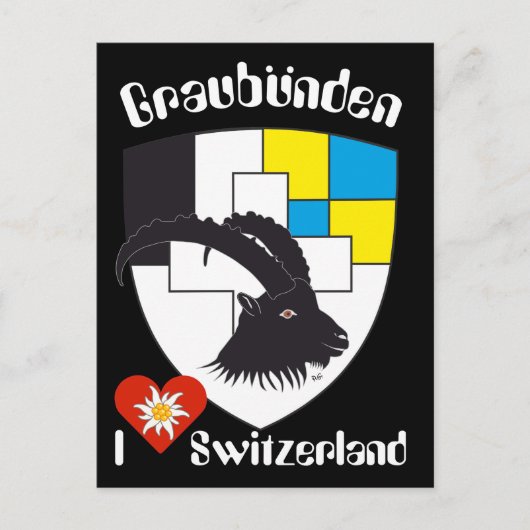 Graubünden Schweiz Postkarte Briefkaart (Voorkant)