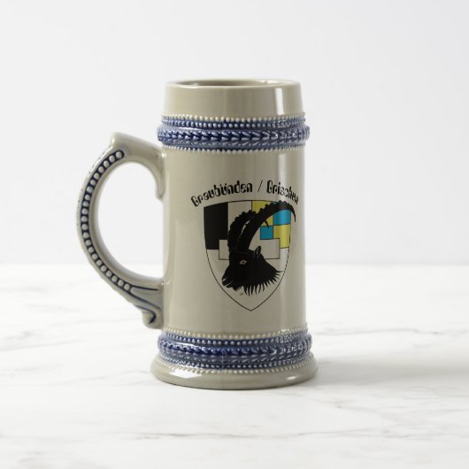 Graubünden Schweiz Tasse Bierpul (Links)
